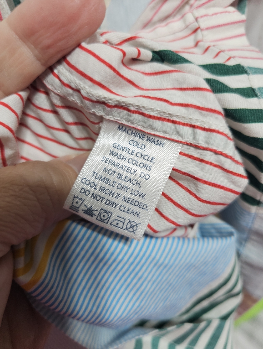 Reyn Spooner Phil Edwards Striped Cotton Popover Shirt Men's Size Medium. - Picture 9 of 11